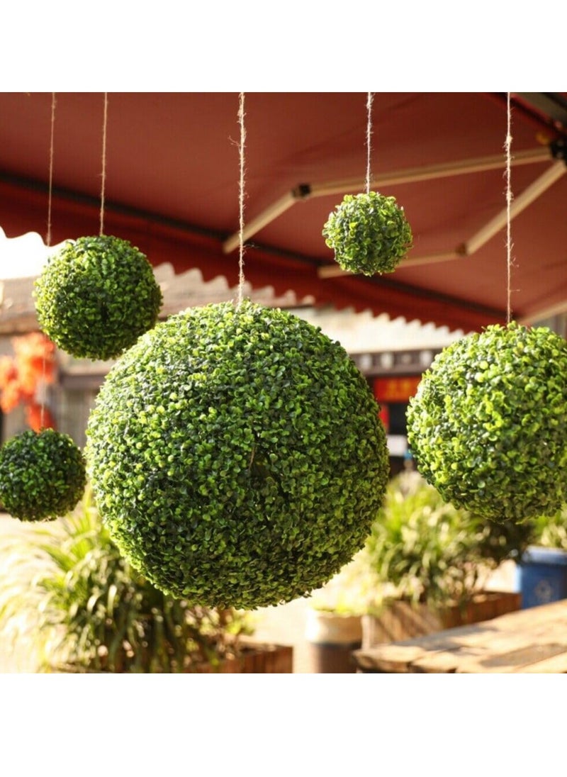 Artificial Topiary Ball Indoor Outdoor Fake Boxwood Plant Decorative Balls Faux Plants Garden