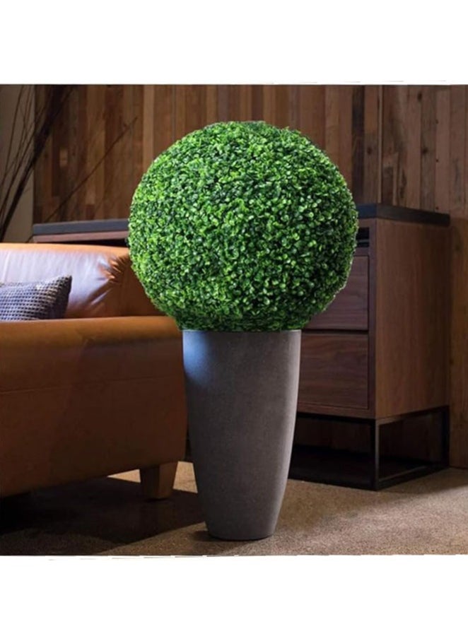 Artificial Topiary Ball Versatile Indoor Outdoor Fake Boxwood Decorative Sphere Lifelike Faux Plants for Gardens Artificial Grass Dome Ball