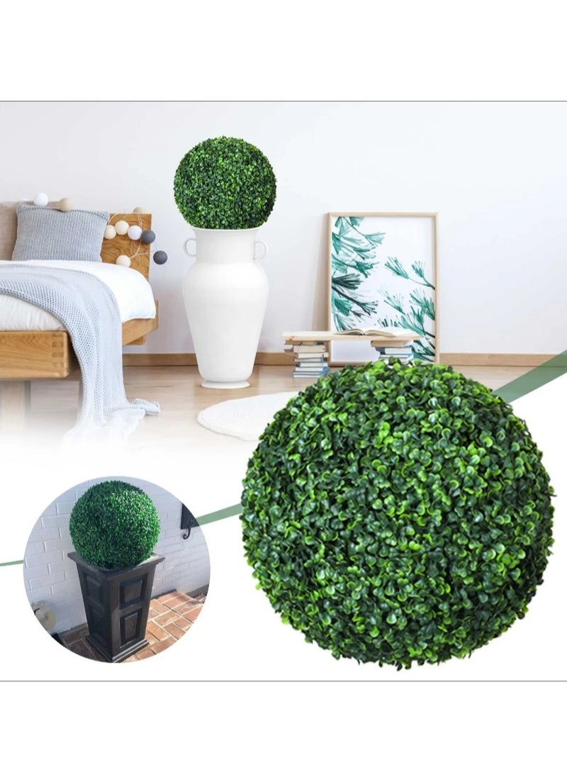 Home Taste Artificial Topiary Grass Balls Lifelike Boxwood For Home Hotel And Shopping Mall Decor Ideal For Indoor And Outdoor Elegance Weddings And Beyond (35X35)