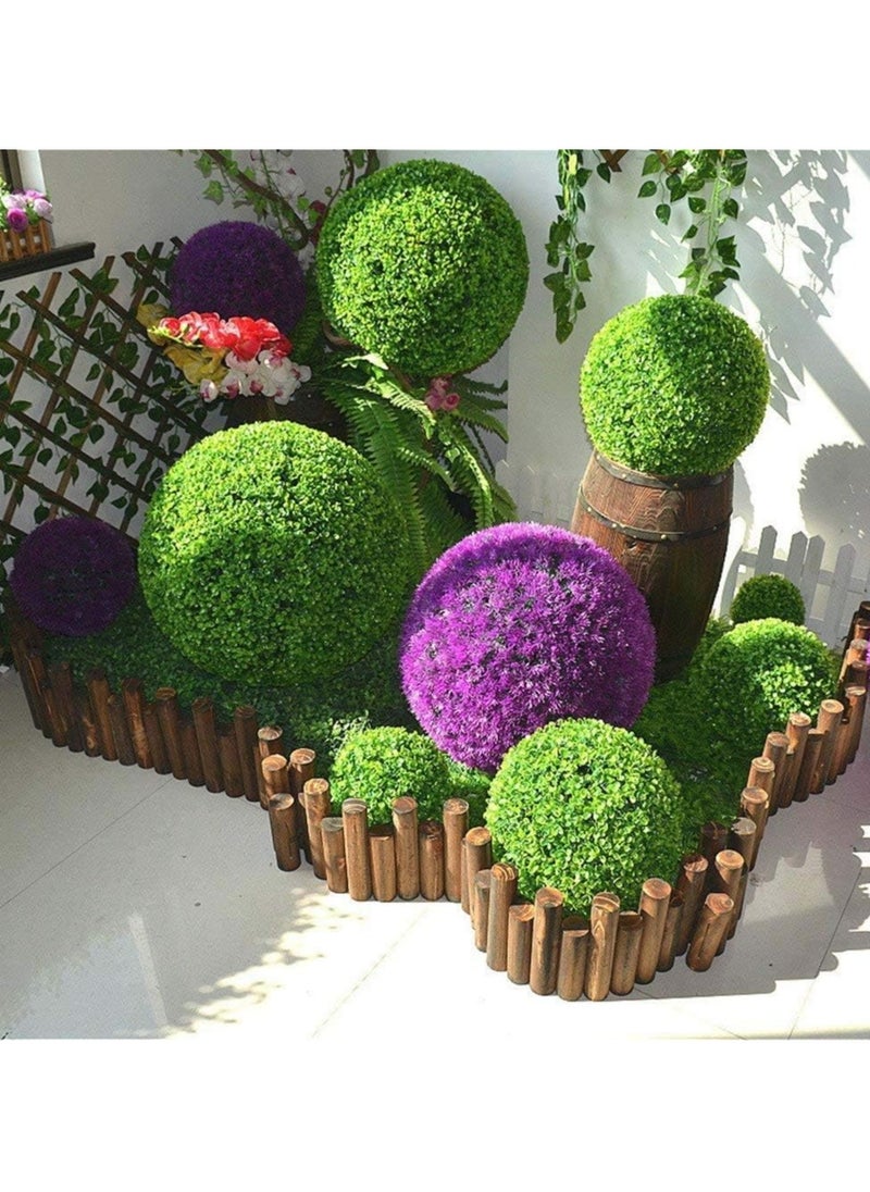 Hometaste Elegance Lifelike Artificial Topiary Grass Balls For Chic Home, Hotel And Mall Decor - Ideal For Indoor And Outdoor Elegance, Weddings, Christmas, And Beyond (Medium_35Cm)