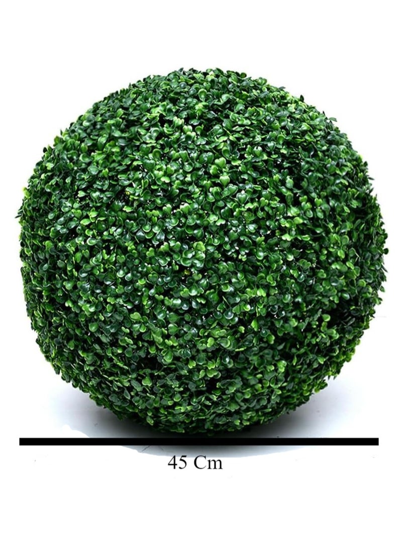 Hometaste Elegance Lifelike Artificial Topiary Grass Balls For Chic Home, Hotel And Mall Decor - Ideal For Indoor And Outdoor Elegance, Weddings, Christmas, And Beyond (Medium_35Cm)