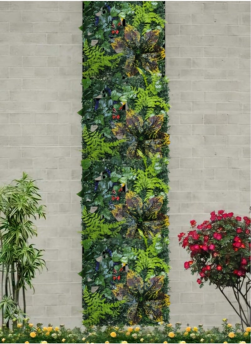 Artificial Wall Grass Panels Multicolour 50x50cm