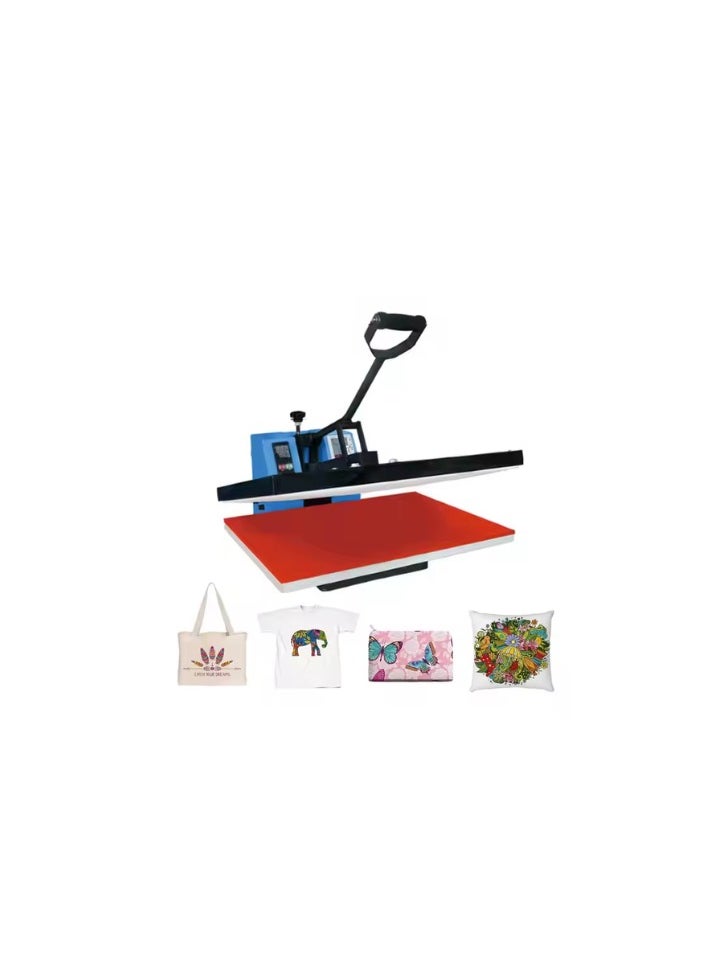 38 x 38cm Manual T-shirt Heat Press Machines Blue Heat Transferring Machine For sublimation bag Clothing Heat-Transfer Machines