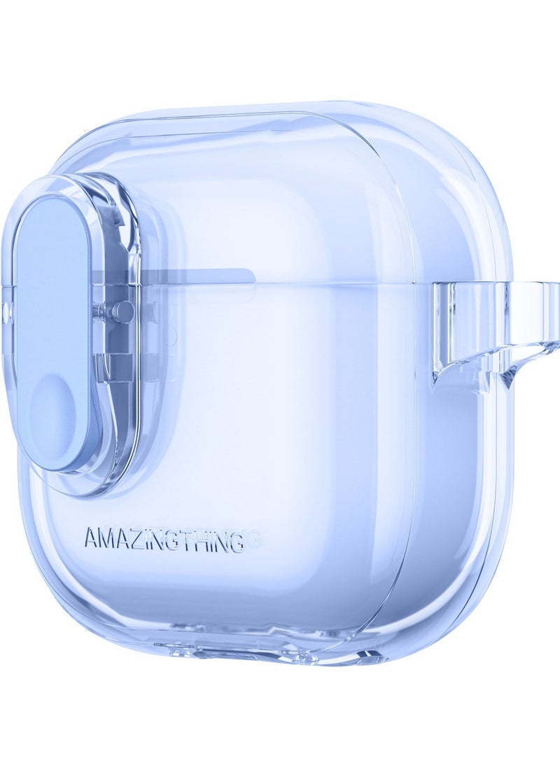 MINIMAL for AirPods 4 (2024) Case Cover with Carabiner - Blue