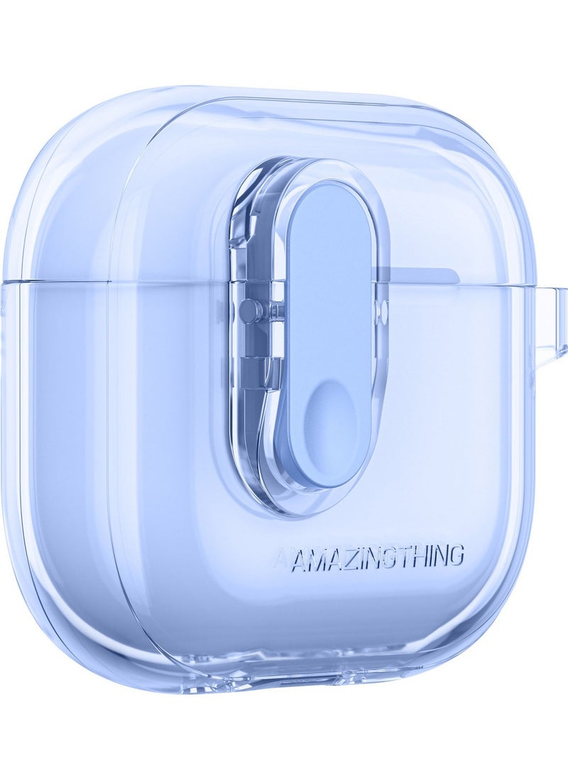 MINIMAL for AirPods 4 (2024) Case Cover with Carabiner - Blue