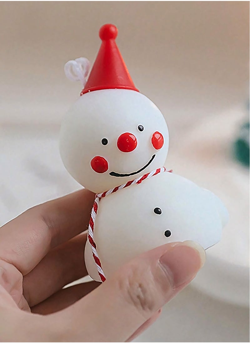 Snowman Candles – Whimsical Holiday Decorative Candles for Festive Table Decor, Seasonal Centerpieces, and Christmas Ambiance, 5x9cm