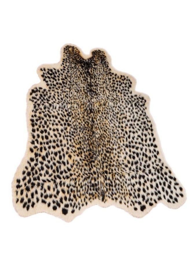 Leopard Print Rug, Faux Cowhide Cheetah Skin Rug Animal Printed Area Rug Carpet For Home Office, Livingroom, Bedroom