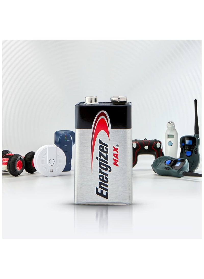 Energizer Max 9V 2 Alkaline Batteries