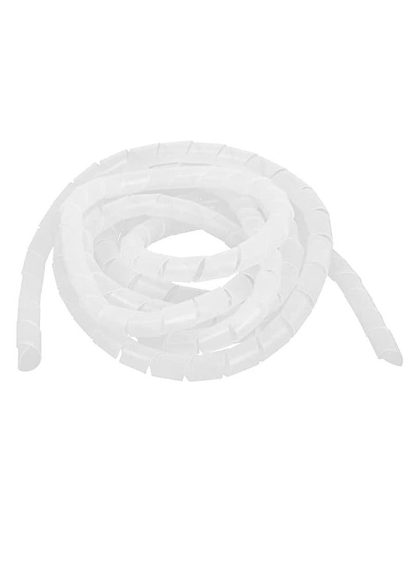 Spiral Warping Band Spiral Wound Protection Tube 10 Meter Cable Tidy Organizer Durable Cable Tidy Sleeves for TV PC And Computers