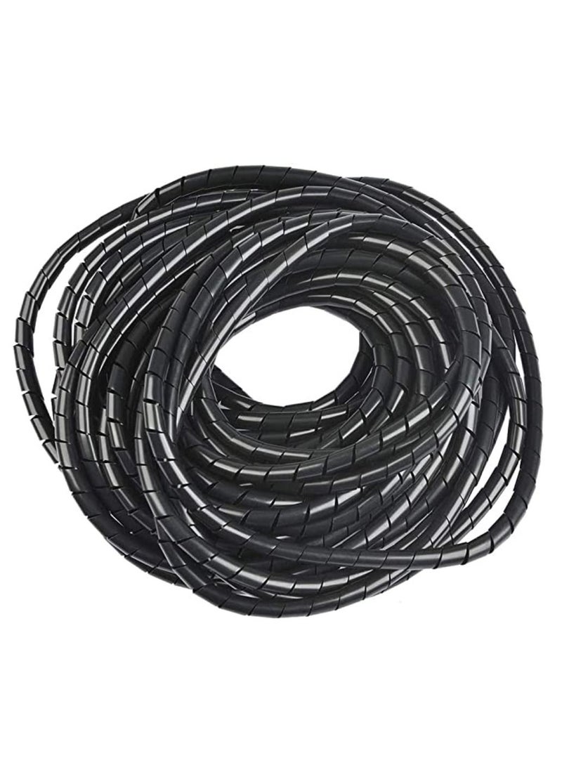 Spiral Warping Band Spiral Wound Protection Tube 10 Meter Cable Tidy Organizer Durable Cable Tidy Sleeves for TV PC And Computers