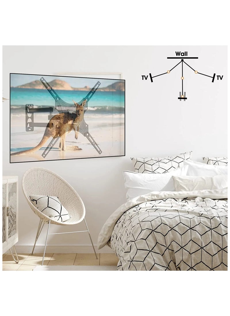 Single Arm Swivel TV Wall Mount for 23