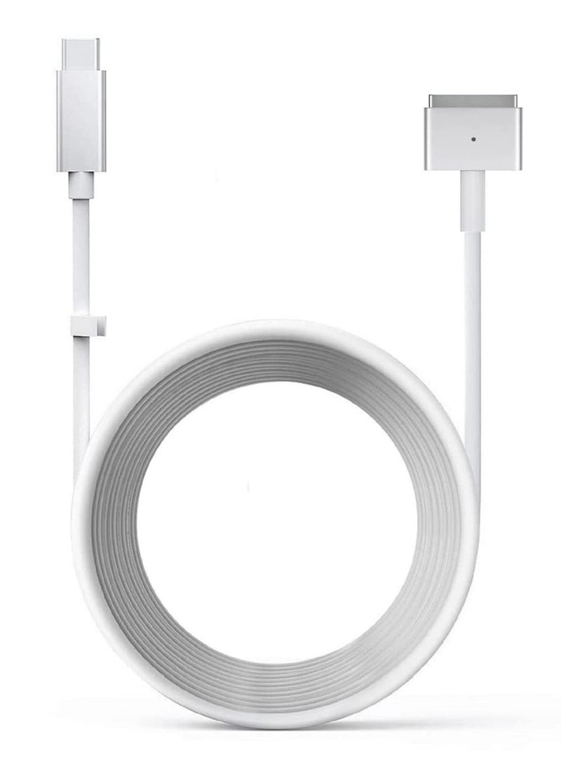 USB to Magnetic Tip Adapter Cable Cord, for Air Pro After 2012 Year A1436 A1465 A1466 MD760 MD761 MD711 White Color (Designed for 60 w, fits 45 w Power Supply)