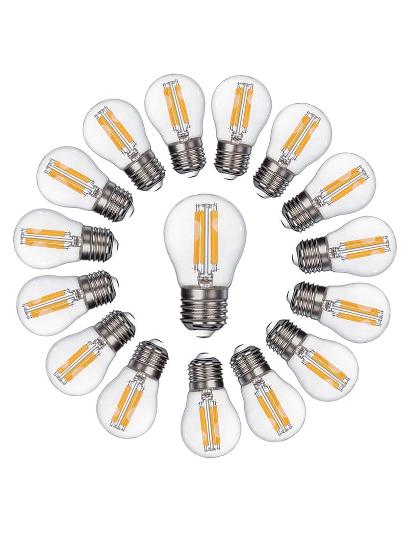 10 Pcs LED Filament Vintage Bulb E27 Warm white