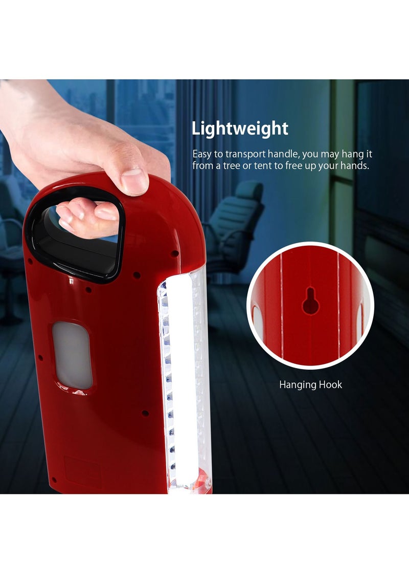 Rechargeable Lantern Emergency Light With USB Charger Function And Solar Charger Jack 3 Sides Light Working Time 9-18 Hours