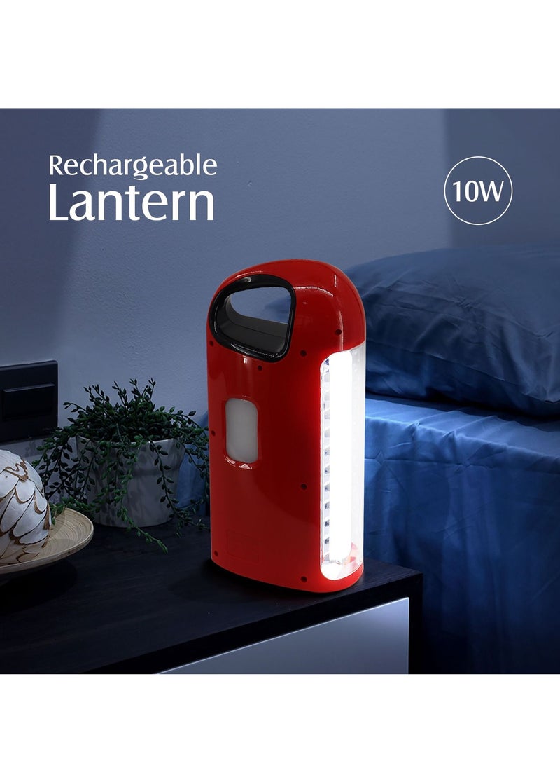 Rechargeable Lantern Emergency Light With USB Charger Function And Solar Charger Jack 3 Sides Light Working Time 9-18 Hours