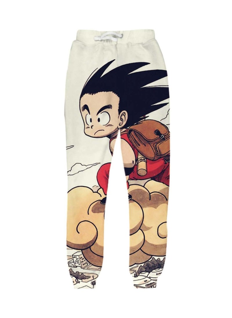 New Dragon Ball Printed Straight Tube Loose Casual Pants
