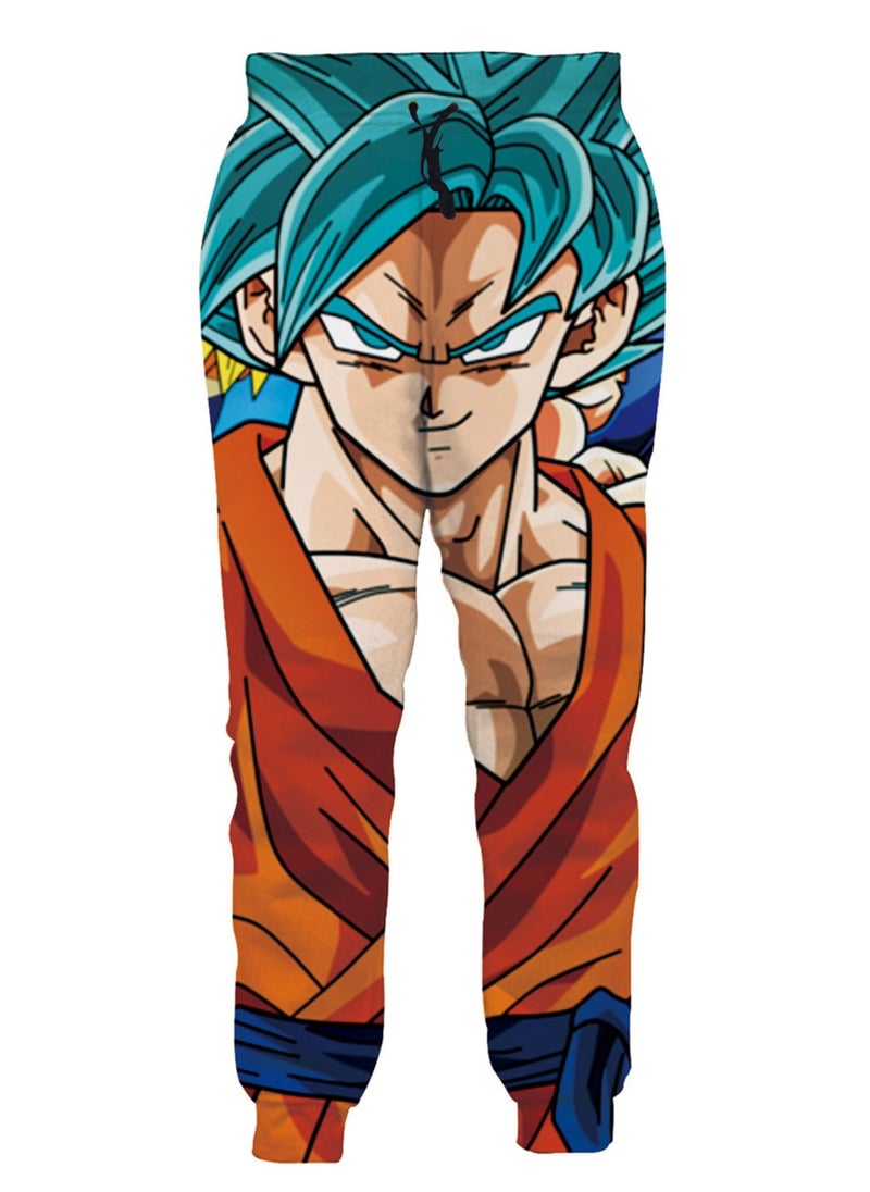 New Dragon Ball Printed Straight Tube Loose Casual Pants