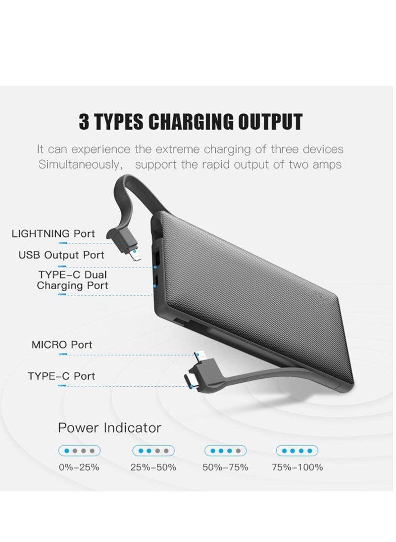 8 In 1 Multiple Power Bank Docking Station-Red