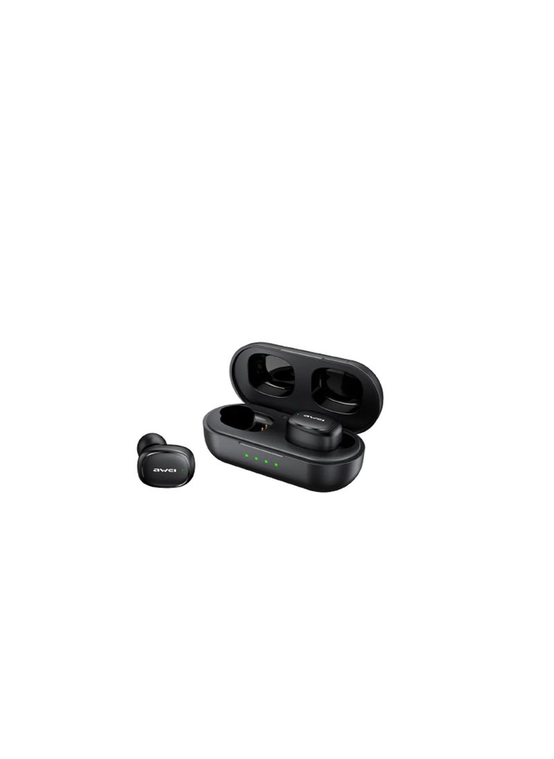 AWEI T13 PRO True Wireless Bluetooth Earbuds IPX6 Waterproof – Black