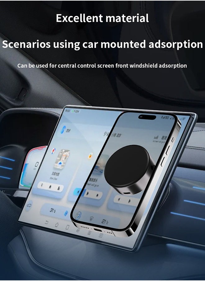 Car Phone Holder Mount, Electric Magnetic Suction Phone Mount