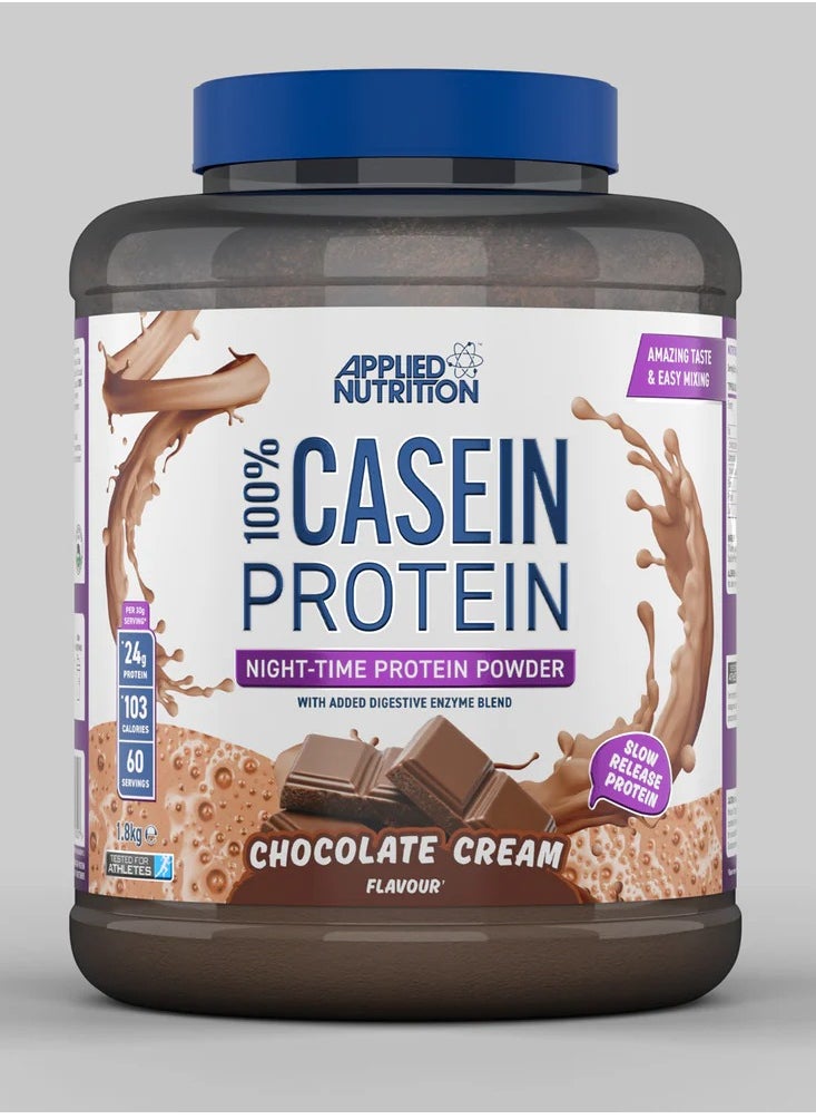 Applied Nutrition Casein Protein Powder Chocolate Cream 1.8kg - 60 Servings