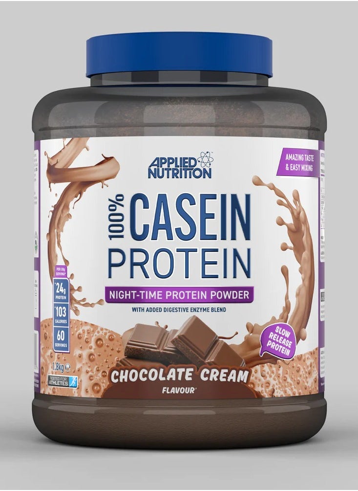 Applied Nutrition Casein Protein Powder Chocolate Cream 1.8kg - 60 Servings