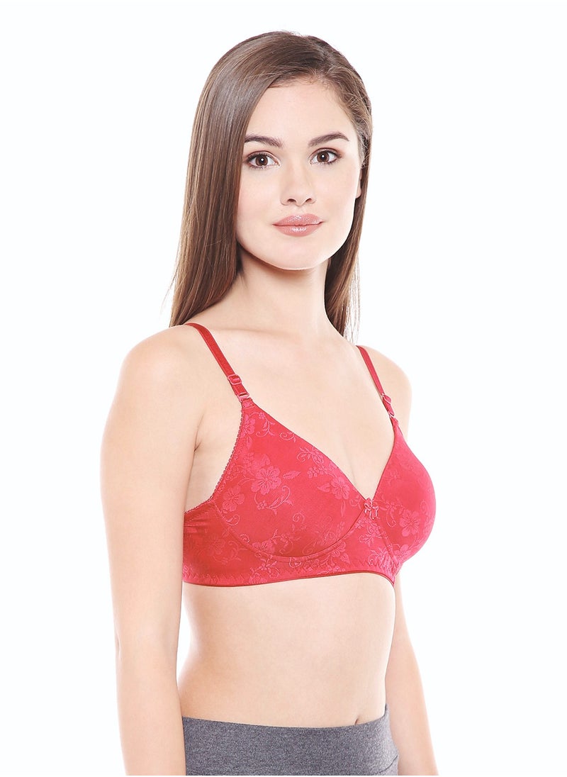 Ladies jacquard cup padded Bra- Pack of 1