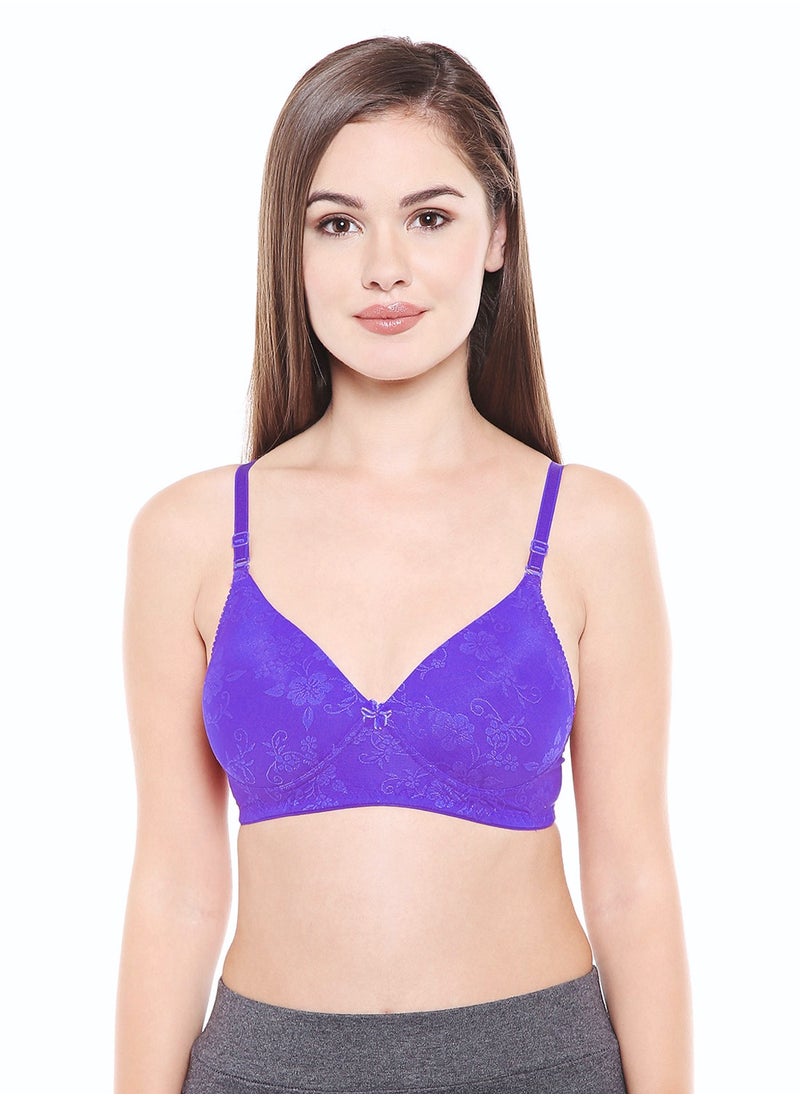 Ladies jacquard cup padded Bra- Pack of 1