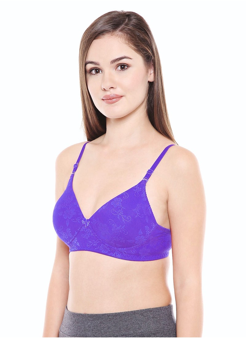 Ladies jacquard cup padded Bra- Pack of 1