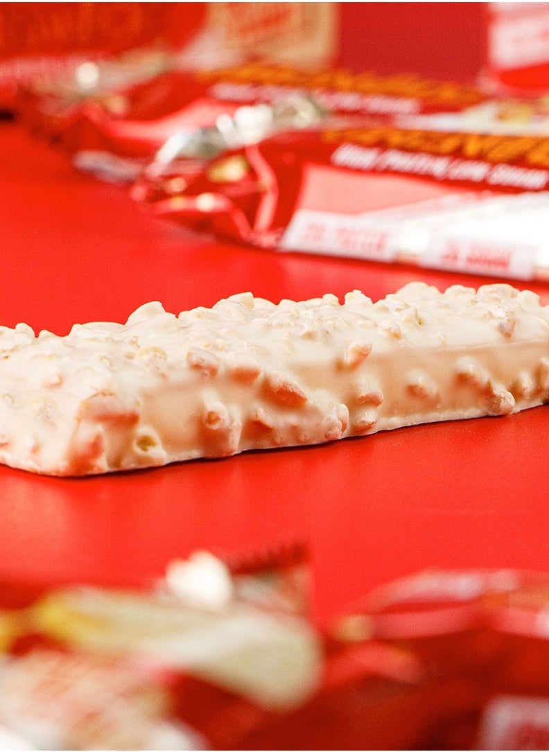 Grenade High Protein, Low Sugar Bar - White Chocolate Salted Peanut, 12 x 60 g