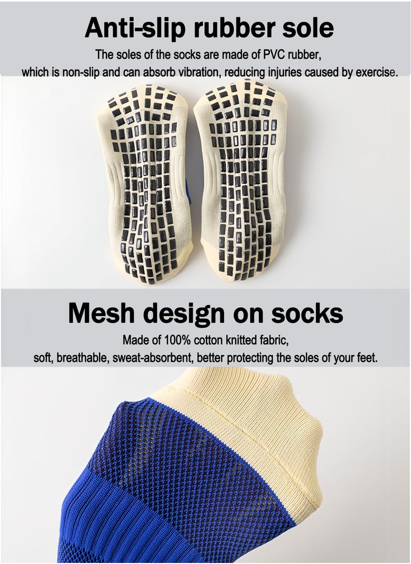 5 Pairs of Men's Football and Basketball Socks Professional Sports Socks Anti-Slip Pads