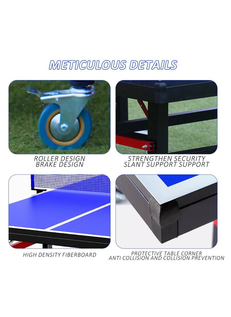 Professional Grade Home Business Table Tennis Tabledurable Folding Design Enjoy High Quality Table Tennisexperience