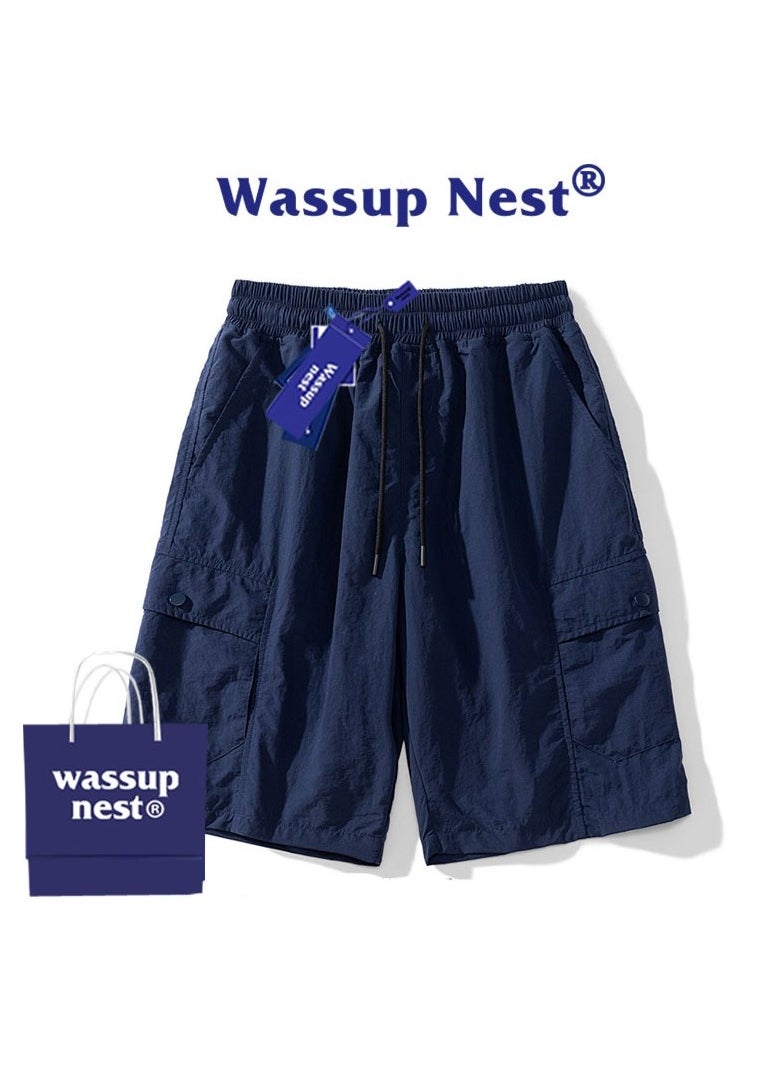 New WASSUP NEST Summer Thin Loose Casual Sports Shorts