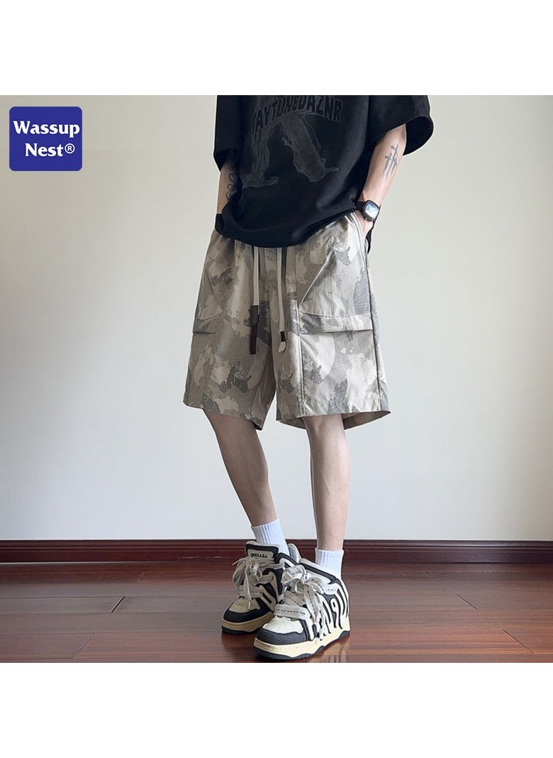 New WASSUP NEST Summer Thin Loose Casual Sports Shorts