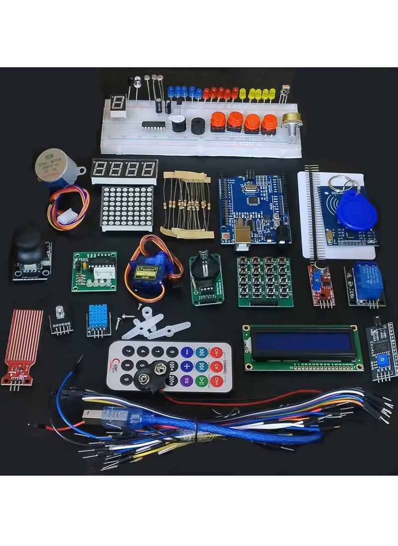 ROBOTUAE UNO R3 Project Super Starter Kit Compatible with Arduino IDE