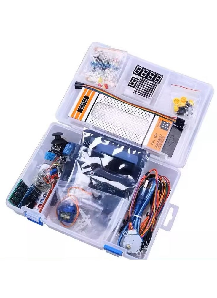 ROBOTUAE UNO R3 Project Super Starter Kit Compatible with Arduino IDE