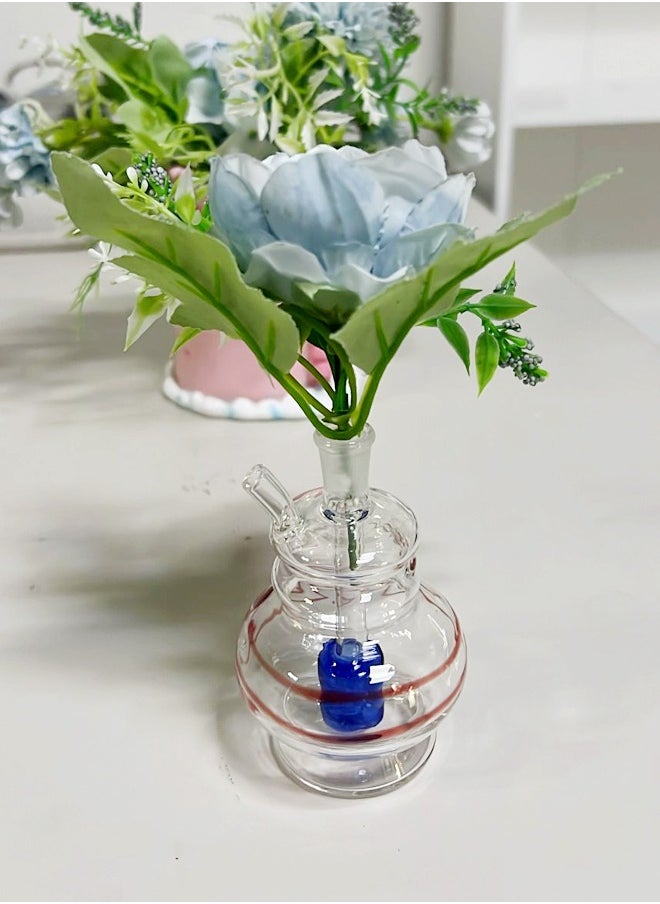 Handmade Home Decorative Multi Layers Mini Glass Vase For Plants and Flowers