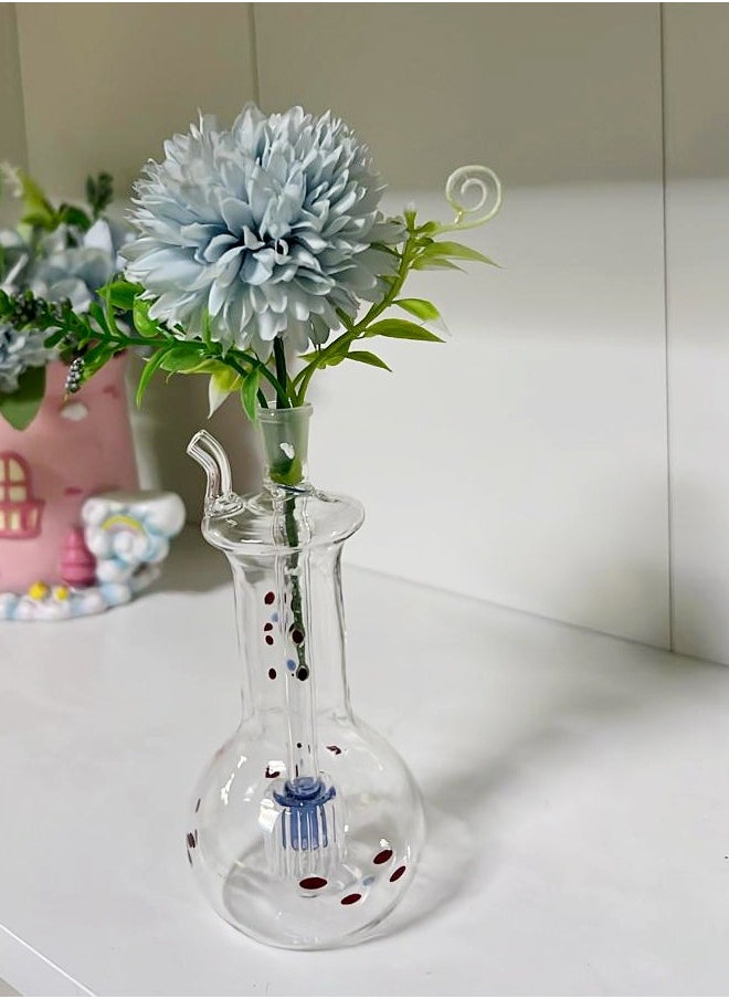 Handmade Home Decorative Multi Layers Mini Glass Vase For Plants and Flowers