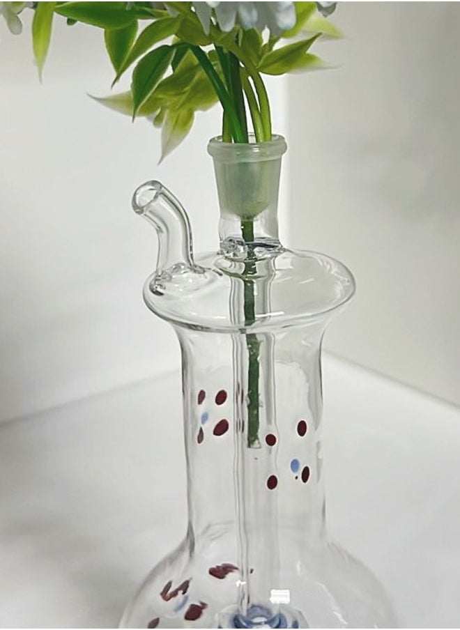 Handmade Home Decorative Multi Layers Mini Glass Vase For Plants and Flowers