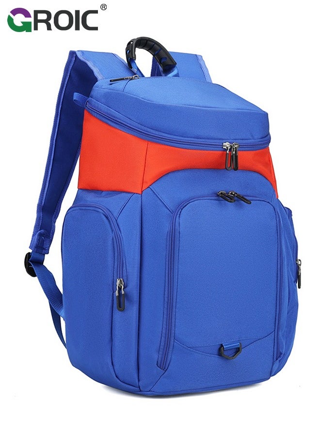 Large Basketball Backpack Bag with Ball Compartment and Shoe Pocket Outdoor Sports Equipment Bag, Large ‎Basketball backpack bag for Basketball, Soccer, Volleyball Sports Large Sports Bag