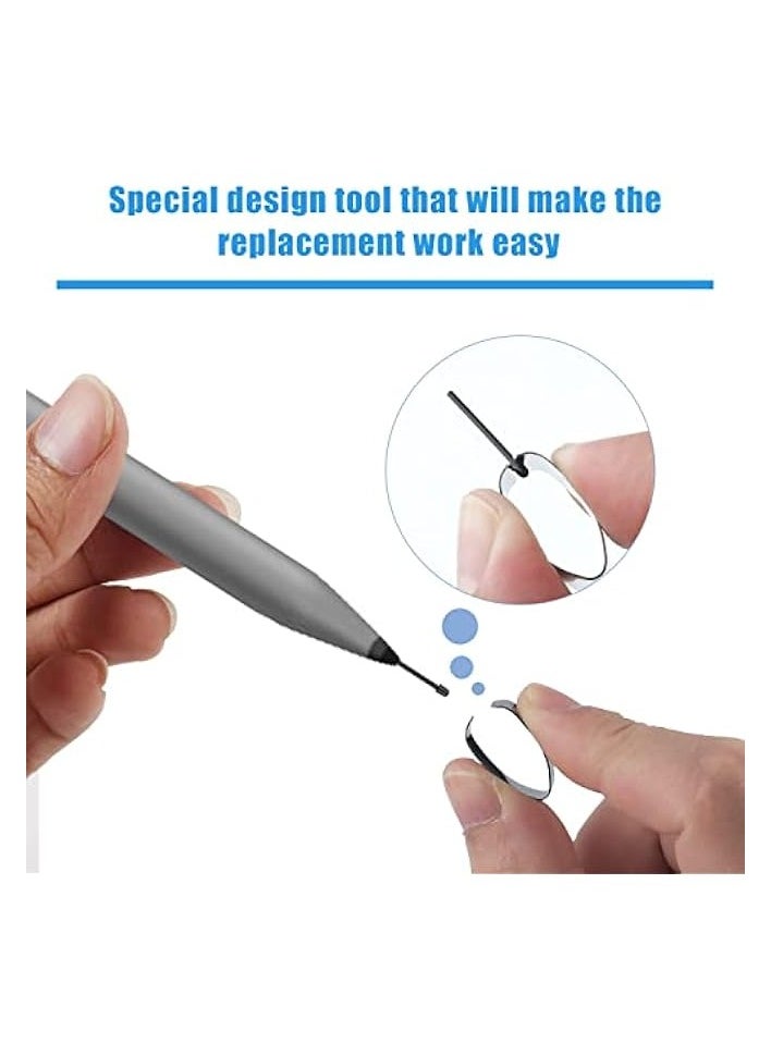 20 Pcs Marker Pen Tips Nibs for Remarkable 2 Stylus Pen Replacement Soft Nibs Tips, Black