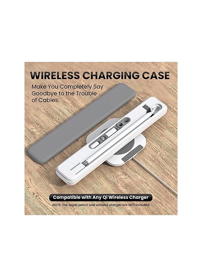 Apple Pencil 1st Generation Case, Wireless Charging Case, Compatible with Apple Pencil 1st Generation Only, Magnetic Apple Pencil 1st Gen Charging Carrying Storage Box