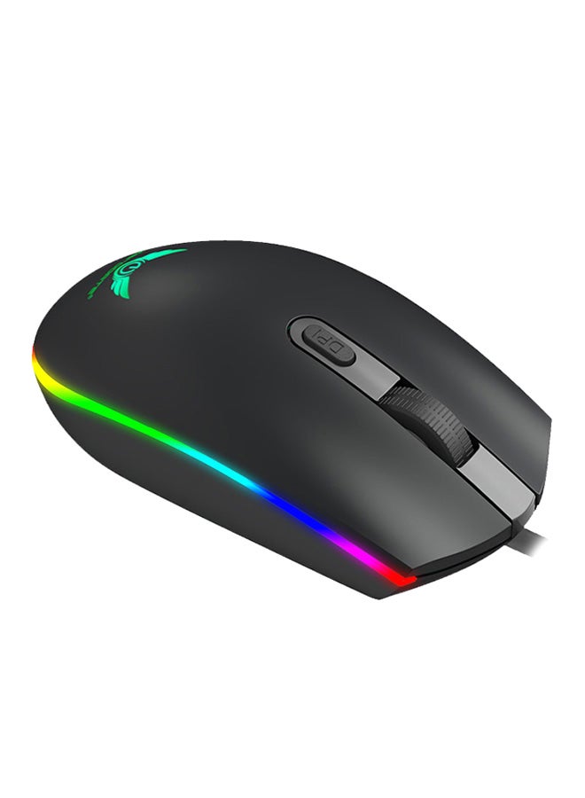 USB Wired Optical Gaming Mouse Black