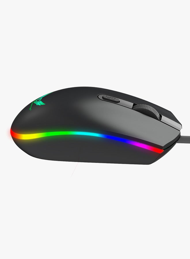 USB Wired Optical Gaming Mouse Black