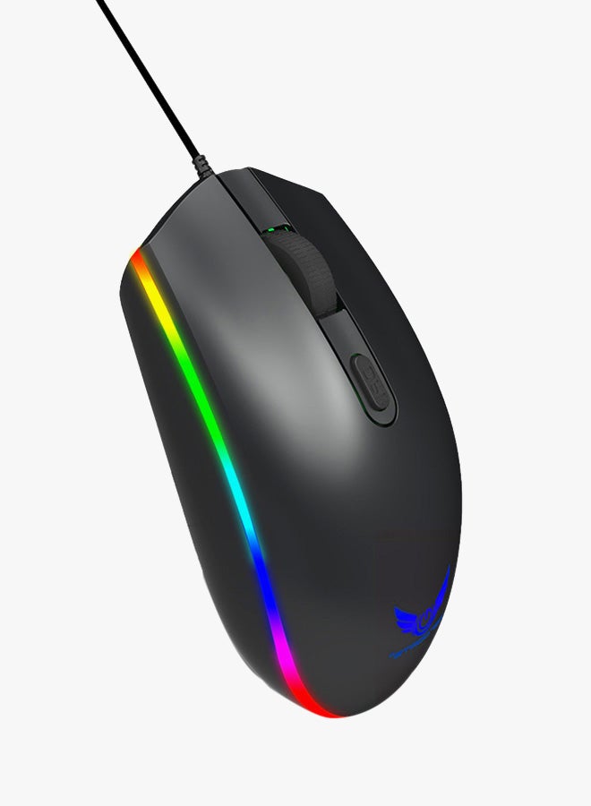 USB Wired Optical Gaming Mouse Black