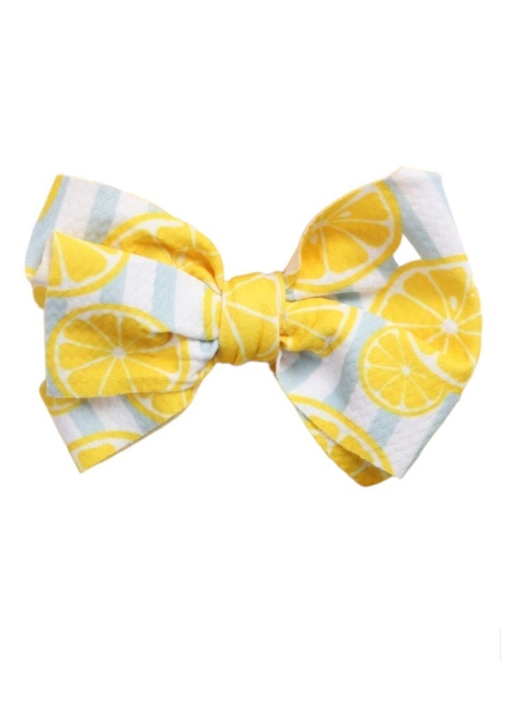 Bambimici - Dalia Assorted Ribbon Bow Headband for Babies - Yellow