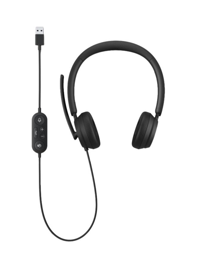 Modern USB Headset Black