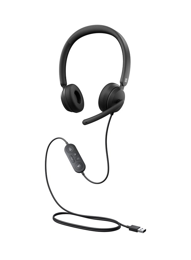 Modern USB Headset Black