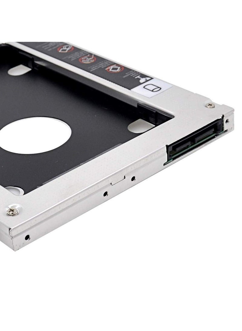 9.5mm Universal 2.5 2nd 9.5mm Ssd Hd SATA Hard Disk Drive HDD Caddy Adapter Bay For Cd Dvd Rom Optical Bay