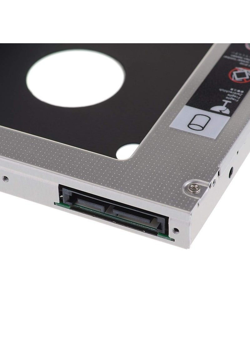 9.5mm Universal 2.5 2nd 9.5mm Ssd Hd SATA Hard Disk Drive HDD Caddy Adapter Bay For Cd Dvd Rom Optical Bay